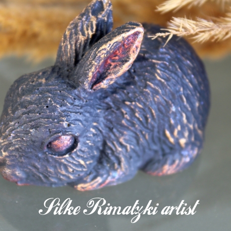 Hase Kaninchen Mini-Häschen Beton Figur