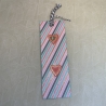 Lesezeichen - Designpapier - Love Story - Herzen