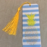 Lesezeichen - Designpapier - Ananas - Fuchs - Geschenke