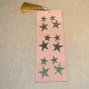 Lesezeichen - Designpapier - Girl - Stars - Frau - Sterne