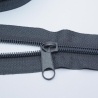 Reißverschluss dunkelgrau 5 mm ab 1 m & Zipper grau RESTmenge