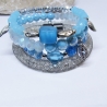 Armband Set 5 Teile Swarovski® Kristall Kleeblatt Glücksbringer