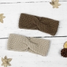 Gestricktes Stirnband mit Twist ~ Herbst | Winter