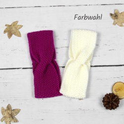 Gestricktes Stirnband mit Twist ~ Herbst | Winter
