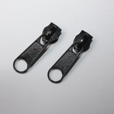 Reißverschluss bunte Spirale schwarz 5 mm inkl. 2x Zipper