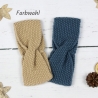 Gestricktes Stirnband mit Twist ~ Herbst | Winter