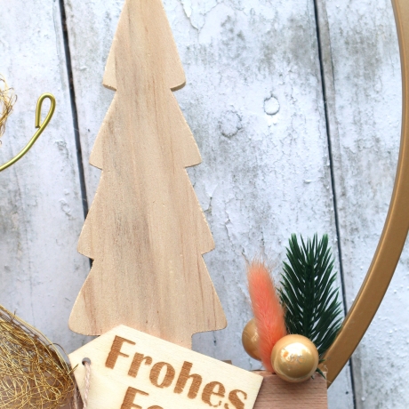 Tür Kranz Weihnachten Loop Adventsdeko Hänger Wand Fenster Tür