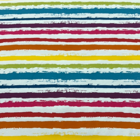 Jersey Stoff Regenbogen | Meterware | Baumwolljersey|Kinderstoffe