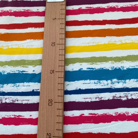 Jersey Stoff Regenbogen | Meterware | Baumwolljersey|Kinderstoffe
