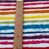 Jersey Stoff Regenbogen | Meterware | Baumwolljersey|Kinderstoffe