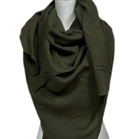 Musselin Tuch XXL | Schal | Halstuch | Dreieckstuch | 42 Farben