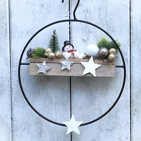 Tür Kranz Weihnachten Loop Adventsdeko Hänger Wand Fenster Tür