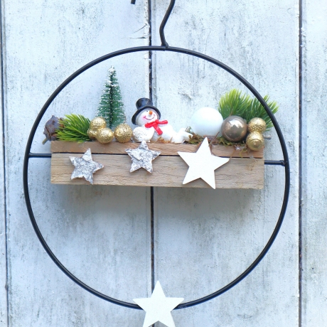 Tür Kranz Weihnachten Loop Adventsdeko Hänger Wand Fenster Tür