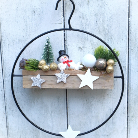 Tür Kranz Weihnachten Loop Adventsdeko Hänger Wand Fenster Tür