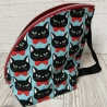 Projekttasche - schwarze Katze -REDUZIERT
