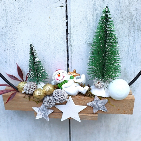 Tür Kranz Weihnachten Loop Adventsdeko Hänger Wand Fenster Tür