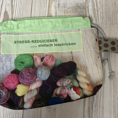 Projekttasche -Stressreduzierer - Eigendesign - REDUZIERT