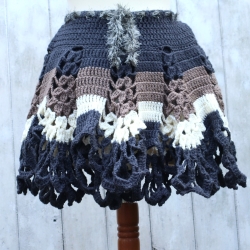 Rock gehäkelt Tellerrock Häkelrock Häkelmode Einzelstück