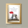 Steinbild Mama – Trauergeschenk handgemacht personalisierbar