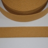 Gurtband recycelte Baumwolle 40 mm senf senfgelb mustard