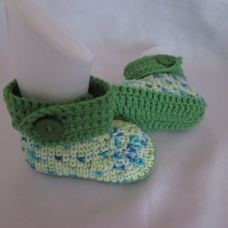 Babyschuhe mit Baumwolle für ca. 9-12 Monate  - Sohle ca. 11 cm