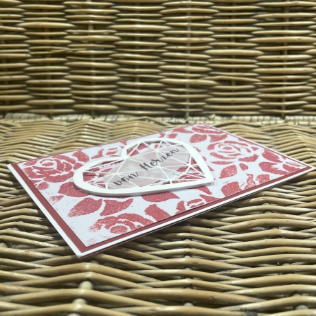 Karte Valentinstag - Geburtstag - von Herzen