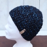 Mütze gehäkelt mit Schurwolle Beanie Häkelmütze Wintermode