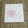 Karte Valentinstag - Happy Valentine's Day! - weiß