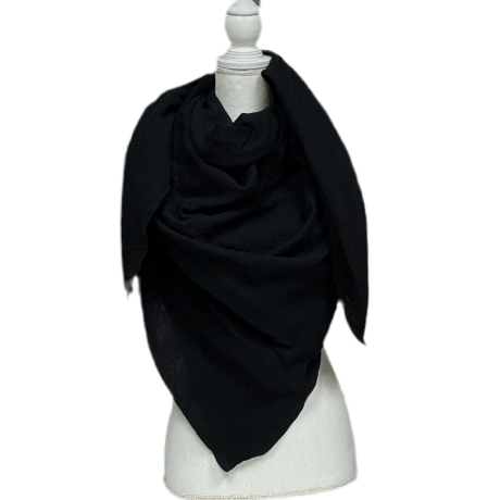 Musselin Tuch XXL | Schal | Halstuch | Dreieckstuch | 42 Farben