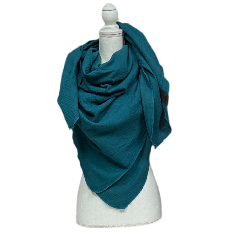 Musselin Tuch XXL | Schal | Halstuch | Dreieckstuch | 42 Farben