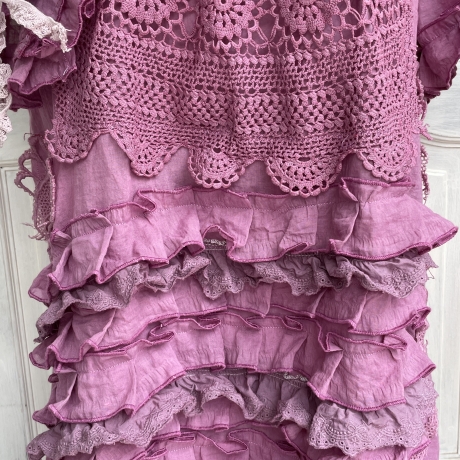 Kleid Größe 38 bis 52 Lagenlook Oversized Baumwolle