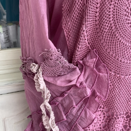 Kleid Größe 38 bis 52 Lagenlook Oversized Baumwolle