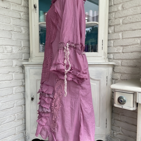 Kleid Größe 38 bis 52 Lagenlook Oversized Baumwolle