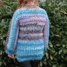 Pullover gehäkelt Tunika Pulunder Mode unisex Handarbeit