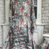 Kleid Größe 40 bis 52 Lagenlook Oversized Baumwolle