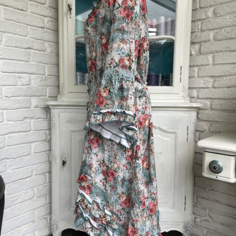 Kleid Größe 40 bis 52 Lagenlook Oversized Baumwolle