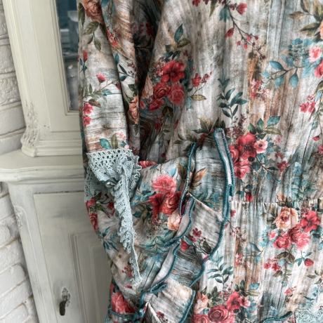 Kleid Größe 40 bis 52 Lagenlook Oversized Baumwolle