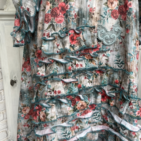 Kleid Größe 40 bis 52 Lagenlook Oversized Baumwolle