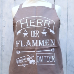 Schürze Küchenschürze Spruch Grillen Campen Lustig Kochschürze