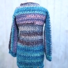 Pullover gehäkelt Tunika Pulunder Mode unisex Handarbeit