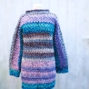 Pullover gehäkelt Tunika Pulunder Mode unisex Handarbeit