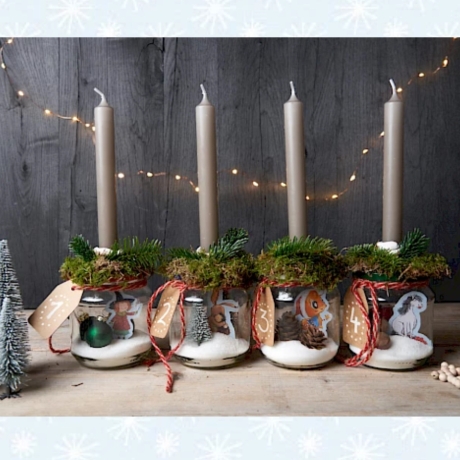 Adventskranz minimalistisch 