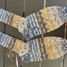 Handgestrickte  Socken Gr. 39/40 mit Glitzerfaden