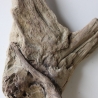 Treibholz Schwemmholz Driftwood 1 Skulptur  36 cm 