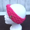 Ohrwärmer gestrickt Stirnband Ohrenwärmer Turban mit Schurwolle