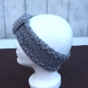 Ohrwärmer gestrickt Stirnband Ohrenwärmer Turban mit Schurwolle