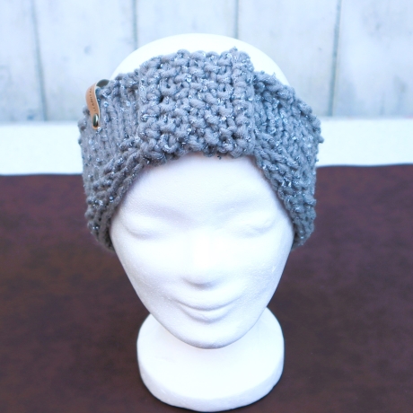 Ohrwärmer gestrickt Stirnband Ohrenwärmer Turban mit Schurwolle