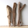 Treibholz Schwemmholz Driftwood 3 Hölzer Terrarium 40 - 47 cm 