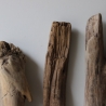 Treibholz Schwemmholz Driftwood 3 Hölzer Terrarium 40 - 47 cm 