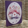 Freundschaftskarte - Valentinstagskarte - Flamingos - Liebe